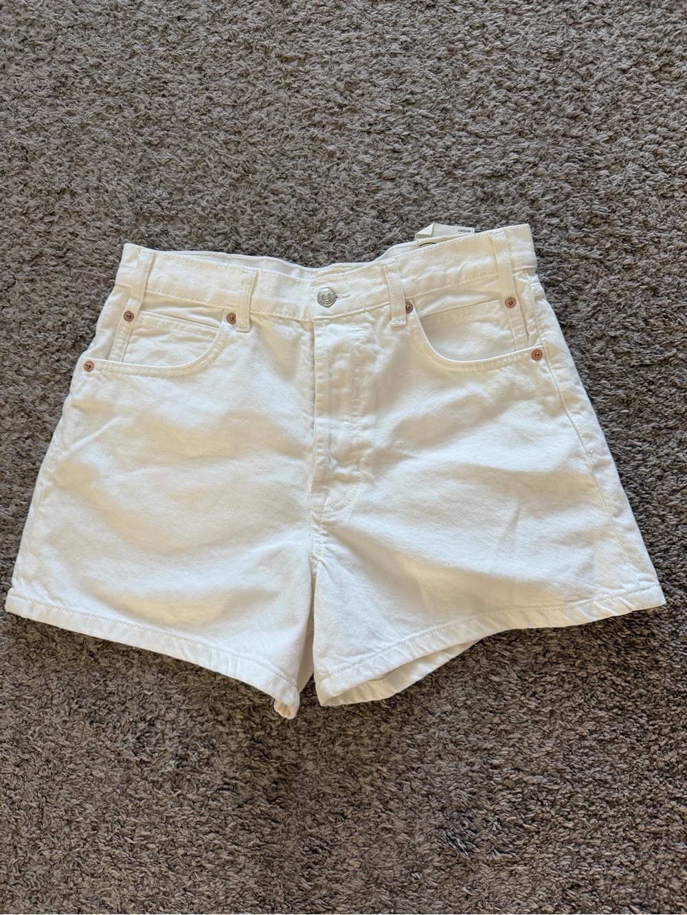 Free people CRVY Bellarosa High-Rise Vintage Shorts